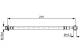 Bremseslange - 1987481833 BOSCH - 46210VB200, 46210VB210, 46210VB20A