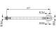 Bremseslange - 1987481834 BOSCH - 46210VB015, 46210VB21A, 6T49360