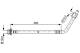 Bremseslange - 1987481835 BOSCH - 462112S600, 462112S620, 462112S62A
