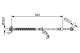 Bremseslange - 1987481862 BOSCH - 587311P000, 6T48575, 92BHKI055