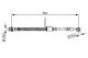 Bremseslange - 1987481865 BOSCH - 587312C100, 1330853457, 6T48148