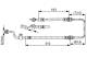 Bremseslange - 1987481894 BOSCH - 587402F000, 1330853515, 6T48580