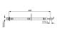 Bremseslange - 1987481924 BOSCH - 9094702E21, 9094702F59, 9094702E59