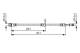 Bremseslange - 1987481980 BOSCH - DV612C339AA, 1808669, 83776904073