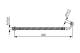 Bremseslange - 1987481992 BOSCH - 588114A200, LH7857