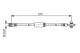 Bremseslange - 1987481A04 BOSCH - 2K5611701, 6T49390, 92BHVK147