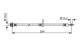 Bremseslange - 1987481A54 BOSCH - 51550-68L00, 5155071LA0, 6T49408