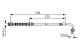 Bremseslange - 1987481B27 BOSCH - 4872109102, 6T49426, 815044207