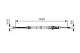 Kabel, parkeringsbrems - 1987482013 BOSCH - 3640000QAA, 7700311217, 9160551