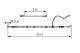 Kabel, parkeringsbrems - 1987482015 BOSCH - 7J3609701, 107396, 9025130