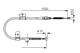 Kabel, parkeringsbrems - 1987482051 BOSCH - 365300X900, 365302X90A, 170340