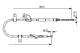 Kabel, parkeringsbrems - 1987482080 BOSCH - 26051FC000, 172607, J15838