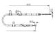 Kabel, parkeringsbrems - 1987482081 BOSCH - 26051FC010, 172608, BC3534