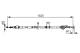 Kabel, parkeringsbrems - 1987482094 BOSCH - 5441065D10000, 54410-65D10, 175050