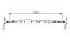 Kabel, parkeringsbrems - 1987482109 BOSCH - 46731055, 165122, 24372705492