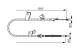 Kabel, parkeringsbrems - 1987482155 BOSCH - 464300D010, 171076, 24372719212
