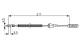 Kabel, parkeringsbrems - 1987482251 BOSCH - 522151, 93170228, 115793
