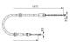 Kabel, parkeringsbrems - 1987482253 BOSCH - 8200526870, 8200935172, 116683