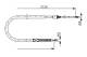 Kabel, parkeringsbrems - 1987482324 BOSCH - 474640, 9681881080, 106046