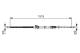 Kabel, parkeringsbrems - 1987482375 BOSCH - 1S0609721C, 107143, 44049400