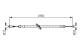 Kabel, parkeringsbrems - 1987482381 BOSCH - A9064205885, 9064205885, 109870