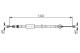 Kabel, parkeringsbrems - 1987482385 BOSCH - 8200270182, 8200673258, 116572