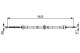 Kabel, parkeringsbrems - 1987482546 BOSCH - 364026255R, 4534200185, 106547