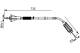 Kabel, parkeringsbrems - 1987482554 BOSCH - 30794734, 108071, 24372713192