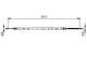 Kabel, parkeringsbrems - 1987482639 BOSCH - 365315806R, 116604, BC4353