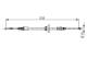 Kabel, parkeringsbrems - 1987482677 BOSCH - 4422441, 93868405, 116819