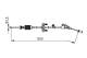 Kabel, parkeringsbrems - 1987482795 BOSCH - 474621, 104670, CAB1656