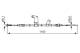 Kabel, parkeringsbrems - 1987482834 BOSCH - 47210-S9A-A02, 1HN001, 921HN001