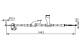 Kabel, parkeringsbrems - 1987482836 BOSCH - 597700X010, 1HY004, 24372731402