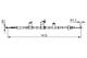 Kabel, parkeringsbrems - 1987482843 BOSCH - 597601Y000, 1KI009, 24372732122