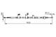 Kabel, parkeringsbrems - 1987482844 BOSCH - 597701Y000, 1KI010, 24372732132