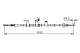 Kabel, parkeringsbrems - 1987482845 BOSCH - 597601Y300, 1KI012, 921KI012
