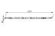 Kabel, parkeringsbrems - 1987482862 BOSCH - 7E8609701, 7H8609701L, 1VK005