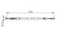 Kabel, parkeringsbrems - 1987482874 BOSCH - 7M3609701D, 7M3609701, 107622