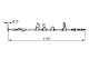 Kabel, parkeringsbrems - 1987482914 BOSCH - 47560-SNA-A52, 47560-SNA-A54, 174217
