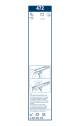 Viskerblad - 3397001472 BOSCH - 99362803800, 99362803801, 116329
