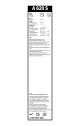 Viskerblad - 3397007620 BOSCH - 3AB955425, 61615A9DCE3, 3AB955426
