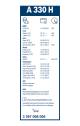 Viskerblad - 3397008006 BOSCH - 5J6955425, 5J7955425, 6Q6955425A