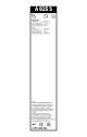 Viskerblad - 3397009825 BOSCH - A2048203145, A2128201700, 2048203145