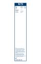 Viskerblad - 3397018173 BOSCH - A0008203745, A0008207345, A0008209745