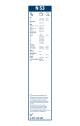 Viskerblad - 3397018964 BOSCH - 004712044, 01230229, 0513952