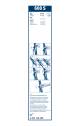 Viskerblad - 3397118308 BOSCH - 6426P8, 3397001542, C6055