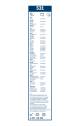 Viskerblad - 3397118402 BOSCH - 5911650, 86542FA060, BE5H-67-330