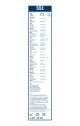 Viskerblad - 3397118422 BOSCH - 71804093, 76620-SM4-A01, 7701040774