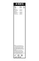 Viskerblad - 3397118934 BOSCH - 4F1955425E, 4F1955425F, 4F1955426C