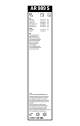 Viskerblad - 3397118989 BOSCH - 08483575, 3397007166, 9XW168962-801